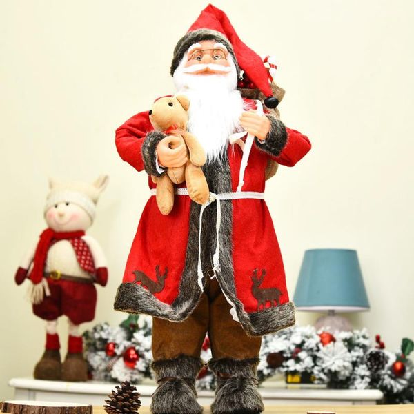 party decoration christmas decorations 2021 santa claus year's decor toys children's gifts red hug bear doll xmas tree dolls 45 cm
party decoration christmas decorations 2021 santa claus year's decor toys children's gifts red hug bear doll xmas tree dolls 45 cm