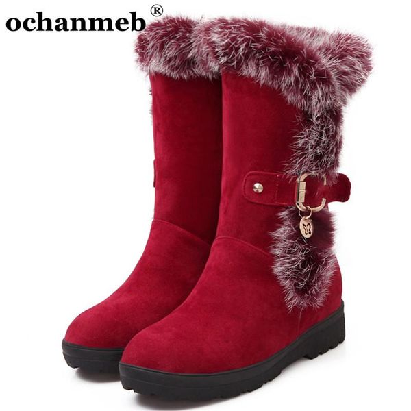 boots biggest size 50 women fur mid-calf autumn winter snow woman real metal buckle warm thermal shoes female, Black
boots biggest size 50 women fur mid-calf autumn winter snow woman real metal buckle warm thermal shoes female, Black