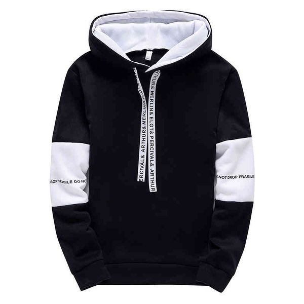 men's long sleeved hoodie, lettered casual sweater, hip-hop sweatshirt, novelty in spring, Black
men's long sleeved hoodie, lettered casual sweater, hip-hop sweatshirt, novelty in spring, Black