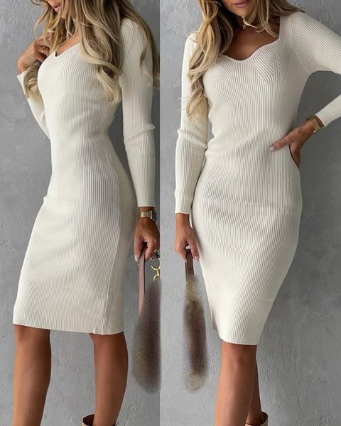 casual dresses women's dress long sleeve asymmetrical neck knit skinny midi 2021 slim sexy, Black;gray
casual dresses women's dress long sleeve asymmetrical neck knit skinny midi 2021 slim sexy, Black;gray