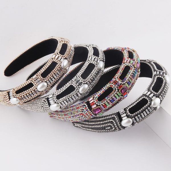 hair clips & barrettes baroque color rhinestone pearl sponge headband ladies prom catwalk gorgeous personality accessories 853, Golden;silver
hair clips & barrettes baroque color rhinestone pearl sponge headband ladies prom catwalk gorgeous personality accessories 853, Golden;silver