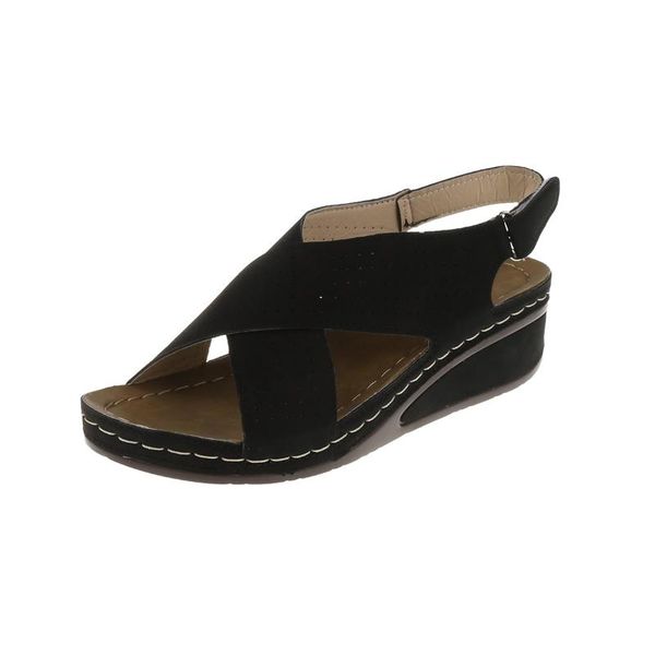 sandals breathable hook&loop women fashion wedges open toe shoes platform for heels sandles womens zapatos, Black
sandals breathable hook&loop women fashion wedges open toe shoes platform for heels sandles womens zapatos, Black