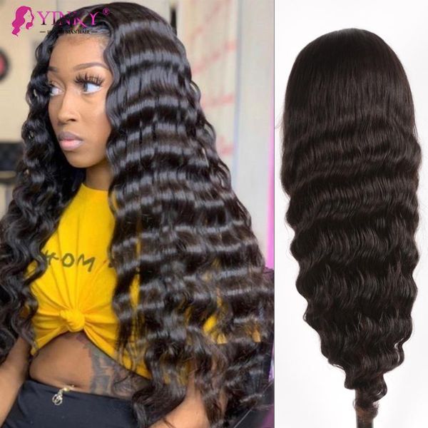 lace wigs malaysian loose deep wave wig 13x6 front human hair for black women 250 density remy curly closure, Black;brown
lace wigs malaysian loose deep wave wig 13x6 front human hair for black women 250 density remy curly closure, Black;brown
