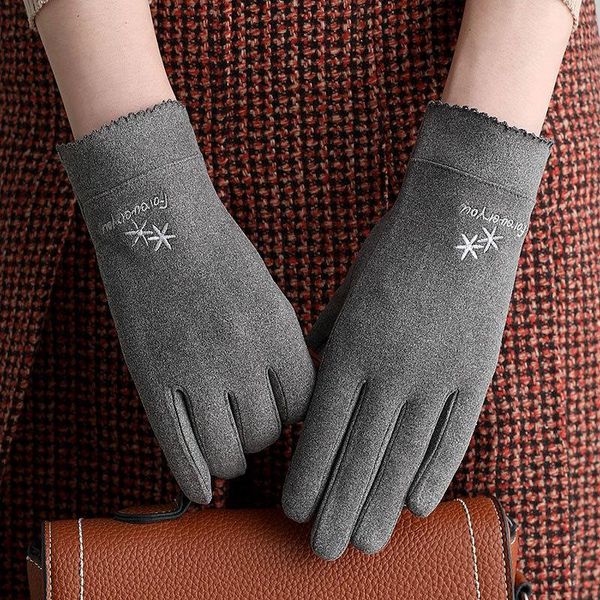 five fingers gloves 2021 fashion women autumn winter cycling embroidery printing outdoor warm driving hiking touch screen windproof, Blue;gray
five fingers gloves 2021 fashion women autumn winter cycling embroidery printing outdoor warm driving hiking touch screen windproof, Blue;gray