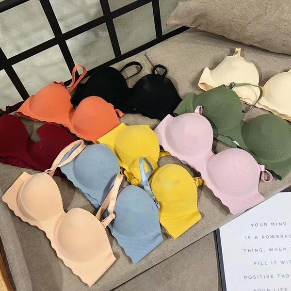 bras sp&city colorful summer thin push up seamless bra for women gathered wire backless underwear female lingerie, Red;black
bras sp&city colorful summer thin push up seamless bra for women gathered wire backless underwear female lingerie, Red;black