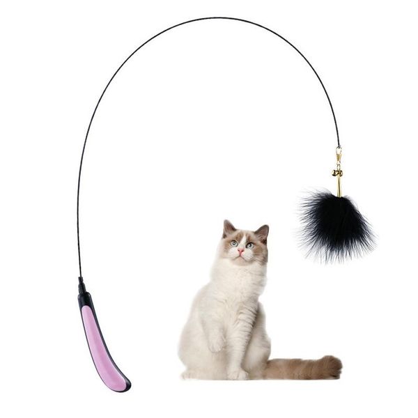 cat toys sell feather stick interactive toy flexible kitten tease cats pet training with bells
cat toys sell feather stick interactive toy flexible kitten tease cats pet training with bells