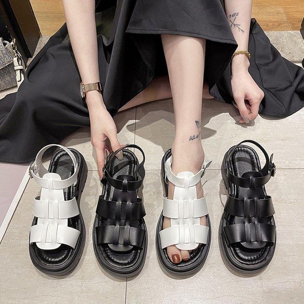 sandals 2021 summer women thick sole casual shoes platform beach weave sport gladiator sandalias mujer narrw band 9116l, Black
sandals 2021 summer women thick sole casual shoes platform beach weave sport gladiator sandalias mujer narrw band 9116l, Black