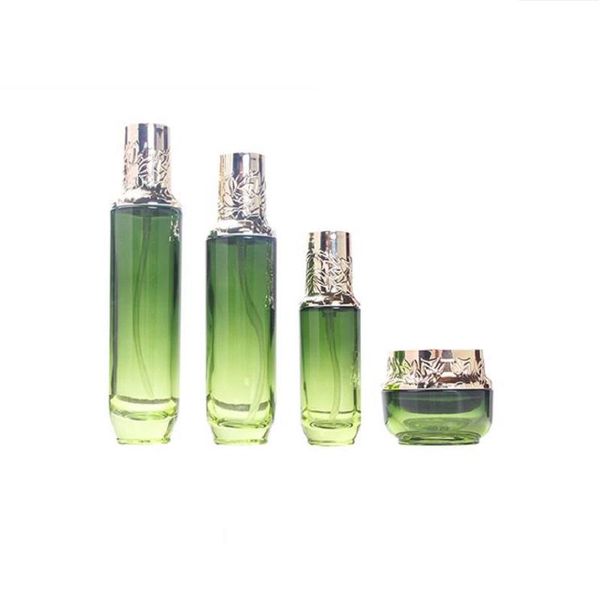 storage bottles & jars 120ml 100ml 40ml green glass empty bottle cosmetic container emulsion lotion 50g cream jar 8pcs/lot
storage bottles & jars 120ml 100ml 40ml green glass empty bottle cosmetic container emulsion lotion 50g cream jar 8pcs/lot