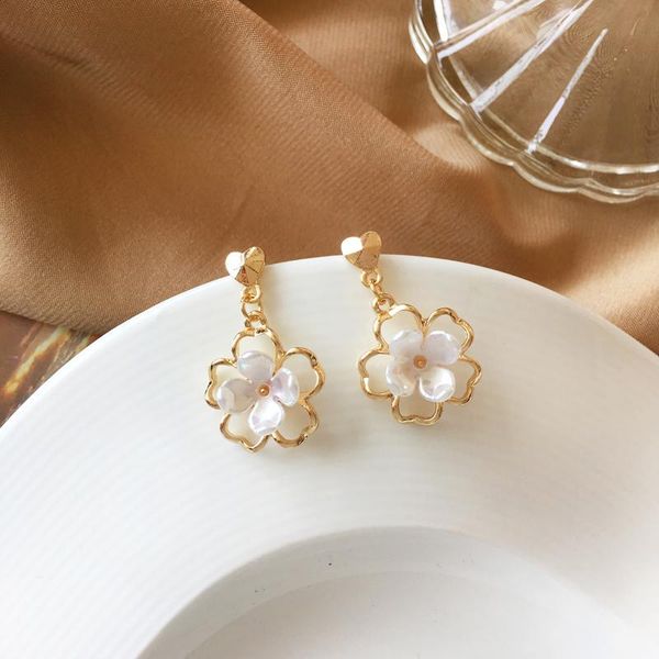 dangle & chandelier bilandi s925 needle fashion jewelry flower earrings pretty design sweet korean temperament drop for women gifts, Silver
dangle & chandelier bilandi s925 needle fashion jewelry flower earrings pretty design sweet korean temperament drop for women gifts, Silver