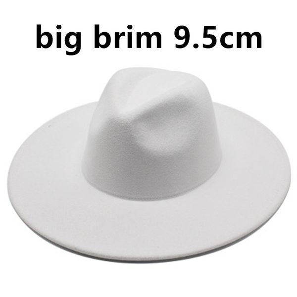 simple british style winter wool flet solid classic fedoras cap men women panama jazz hat 9.5cm wide brim big fedora, Blue;gray
simple british style winter wool flet solid classic fedoras cap men women panama jazz hat 9.5cm wide brim big fedora, Blue;gray
