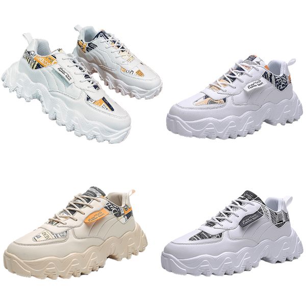 2021 factory basketball men's sports shoes four seasons fashion comfortable white yellow dad thick soled elevated casual sneakers joggi
2021 factory basketball men's sports shoes four seasons fashion comfortable white yellow dad thick soled elevated casual sneakers joggi