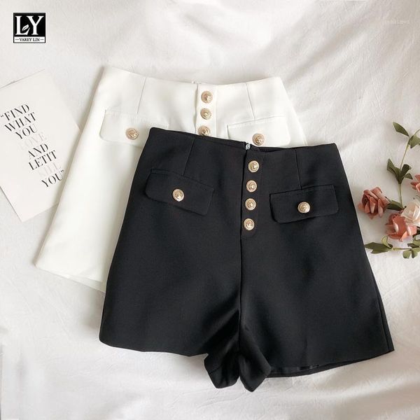 2021 spring summer women casual single breasted wide leg shorts office lady high waist temperament women's, White;black
2021 spring summer women casual single breasted wide leg shorts office lady high waist temperament women's, White;black