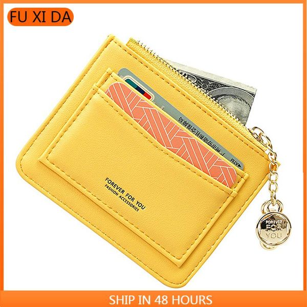 card holders luxury slim women small wallet and purse girls short leather zipper wallets ladies coin solid color, Brown;gray 
card holders luxury slim women small wallet and purse girls short leather zipper wallets ladies coin solid color, Brown;gray