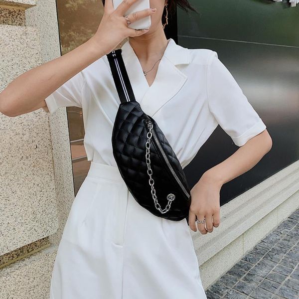 chain chest fanny bag women lattice pattern pu zipper waist crossbody belt daily chest waist girl cute leisure pack bags
chain chest fanny bag women lattice pattern pu zipper waist crossbody belt daily chest waist girl cute leisure pack bags