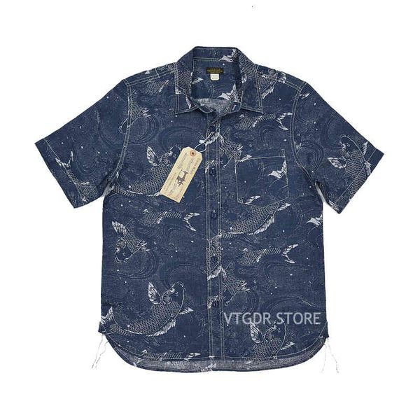 blouses bob dong cotton linen vintage clothing animal carp pattern men button down shirt, White;black
blouses bob dong cotton linen vintage clothing animal carp pattern men button down shirt, White;black