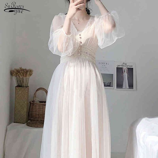 vestidos dress women spring elegant button a-line solid puff sleeve v-neck lace voile mesh lady es 8126 50 210508, Black;gray
vestidos dress women spring elegant button a-line solid puff sleeve v-neck lace voile mesh lady es 8126 50 210508, Black;gray