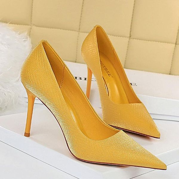elegant women's high heel shoes party silk pumps on heels 9.5cm pointed toe female stiletto thin ladies dress, Black
elegant women's high heel shoes party silk pumps on heels 9.5cm pointed toe female stiletto thin ladies dress, Black
