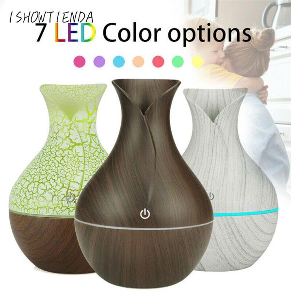 130ml led essential oil diffuser humidifier wood grain vase aroma usb air fragrance lamps
130ml led essential oil diffuser humidifier wood grain vase aroma usb air fragrance lamps
