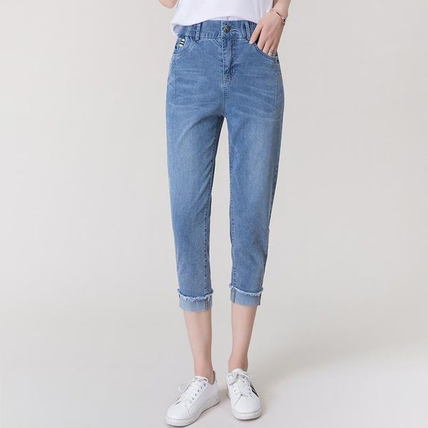 women's jeans spring and summer 2021 8-point stretch denim show thin big size fat mm loose daddy radish harem pants, Blue
women's jeans spring and summer 2021 8-point stretch denim show thin big size fat mm loose daddy radish harem pants, Blue
