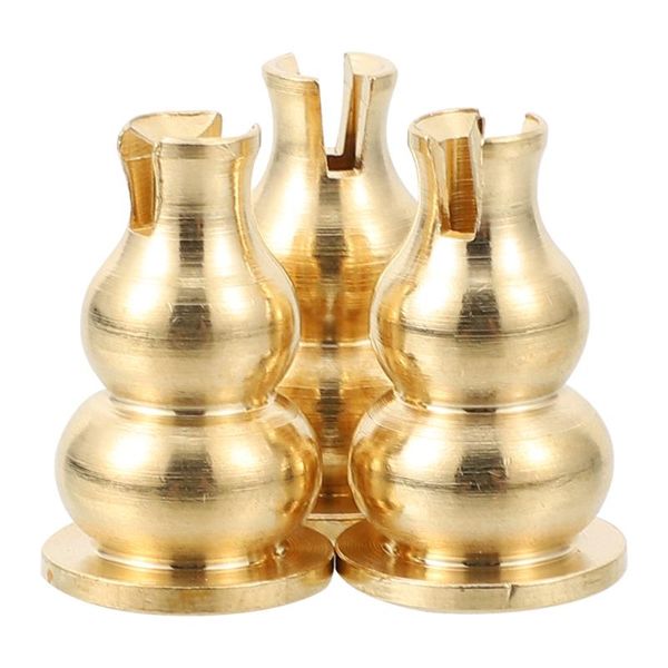 fragrance lamps 3pcs simple small incense burner mini furnace censer adornments (golden)
fragrance lamps 3pcs simple small incense burner mini furnace censer adornments (golden)