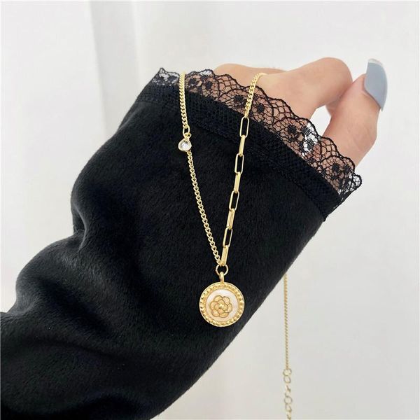 metal geometry circular pendant necklace rose retro fashion sweater chain clavicle sweet women accessories wholesale chains, Silver
metal geometry circular pendant necklace rose retro fashion sweater chain clavicle sweet women accessories wholesale chains, Silver