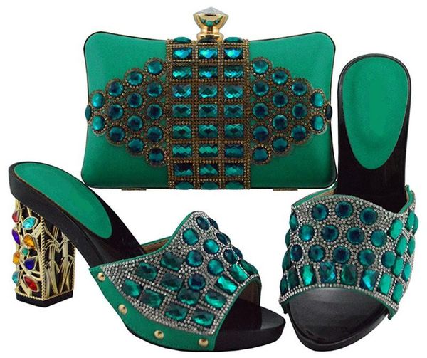teal women pumps and bag with big crystal african shoes match handbag set for dress fgt003,heel 10cm, Black
teal women pumps and bag with big crystal african shoes match handbag set for dress fgt003,heel 10cm, Black