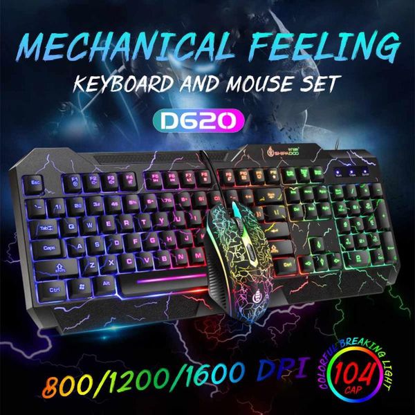 keyboards d620 104key rgb backlight mechanical feeling keyboard and 1600 dpi gaming mouse
keyboards d620 104key rgb backlight mechanical feeling keyboard and 1600 dpi gaming mouse