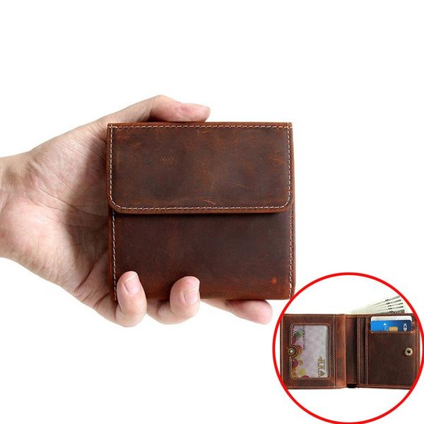 luxury 100% genuine leather short style men wallet crazy horse small male purse fashion cardholder gift choice wallets, Red;black
luxury 100% genuine leather short style men wallet crazy horse small male purse fashion cardholder gift choice wallets, Red;black