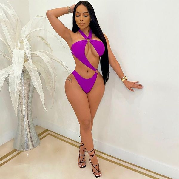 women's swimwear 2021 summer beach seaside holiday bikini halter low waist backless swimsuit fashion solid color bathing suit, White;black
women's swimwear 2021 summer beach seaside holiday bikini halter low waist backless swimsuit fashion solid color bathing suit, White;black