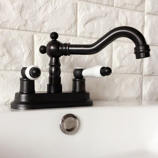 bathroom sink faucets black oil rubbed 4" centerset brass kitchen vessel two holes basin swivel faucet dual handles water tap ahg074
bathroom sink faucets black oil rubbed 4" centerset brass kitchen vessel two holes basin swivel faucet dual handles water tap ahg074