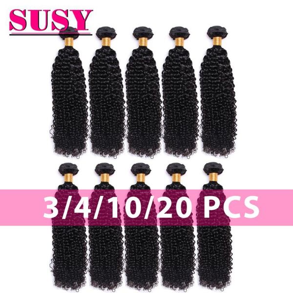 human hair bulks brazilian kinky curly bundles 3/4/10/20pcs remy weave natural color extensions, Black
human hair bulks brazilian kinky curly bundles 3/4/10/20pcs remy weave natural color extensions, Black