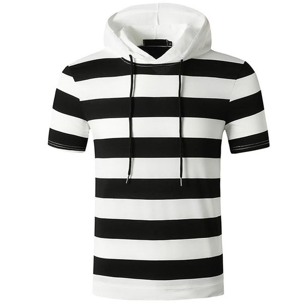 men's t-shirts striped t shirt men workout casual muscle shirts mens hooded oversized hip hop tee summer harajuku patchwork, White;black
men's t-shirts striped t shirt men workout casual muscle shirts mens hooded oversized hip hop tee summer harajuku patchwork, White;black