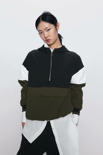women's jackets 2021 spring summer european mixed colors zaraing women jacket coat hooded pullover zanzeaing sheining female hjy8818, Black;brown
women's jackets 2021 spring summer european mixed colors zaraing women jacket coat hooded pullover zanzeaing sheining female hjy8818, Black;brown