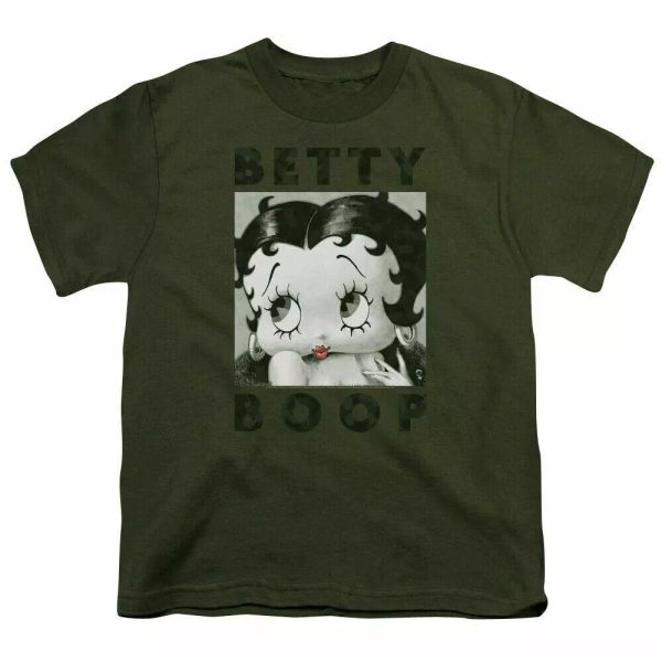 betty boop camo glamour kids youth t shirt licensed cartoon tee military green, White;black
betty boop camo glamour kids youth t shirt licensed cartoon tee military green, White;black