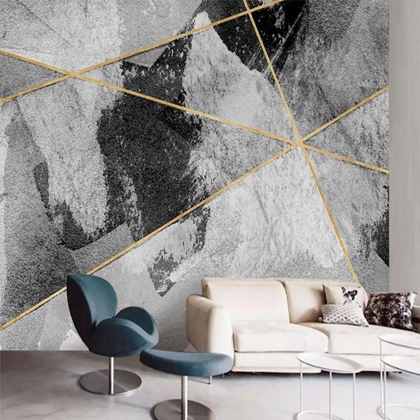 wallpapers custom 3d mural modern creative geometric gold line black white wallpaper relief living room bedroom tv sofa background wall art
wallpapers custom 3d mural modern creative geometric gold line black white wallpaper relief living room bedroom tv sofa background wall art