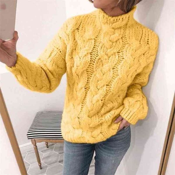turtleneck long sleeve loose knitted sweater women style autumn winter women's casual linen twist women pullovers 210508, Black
turtleneck long sleeve loose knitted sweater women style autumn winter women's casual linen twist women pullovers 210508, Black