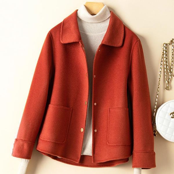 women's wool & blends fashion 100% coat women autumn short woman jacket winter korean clothing coats manteau femme wpy1430, Black
women's wool & blends fashion 100% coat women autumn short woman jacket winter korean clothing coats manteau femme wpy1430, Black