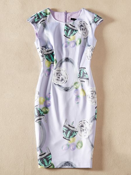 casual dresses female luxury flower print hemmed dress around neck cap- dresses 91z7, Black;gray
casual dresses female luxury flower print hemmed dress around neck cap- dresses 91z7, Black;gray