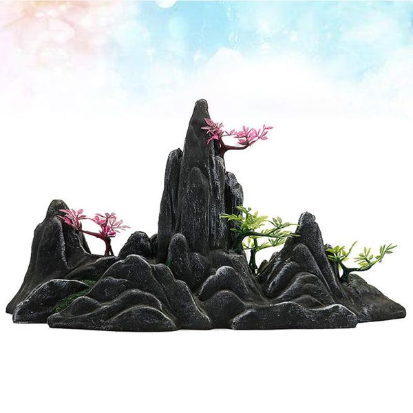 decorations stone mountain ornament fish tank decor resin craft aquarium 
decorations stone mountain ornament fish tank decor resin craft aquarium