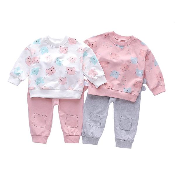 clothing sets cute cartoon cat pattern suit for girl spring pure cotton baby girls set toddler kids casual comfortable clothes, White
clothing sets cute cartoon cat pattern suit for girl spring pure cotton baby girls set toddler kids casual comfortable clothes, White