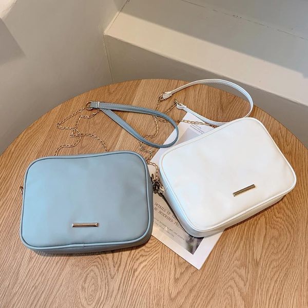 evening bags versatile ladies pu leather shopping casual solid color zipper female shoulder chain design crossbody
evening bags versatile ladies pu leather shopping casual solid color zipper female shoulder chain design crossbody