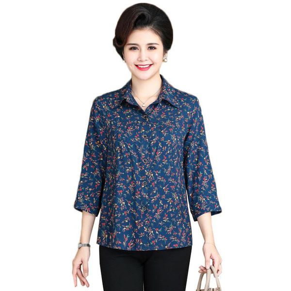 women's blouses & shirts 6xl plus size women blouse 2021 summer middle age mother cotton silk print shirt blusa feminina grandma cardi, White
women's blouses & shirts 6xl plus size women blouse 2021 summer middle age mother cotton silk print shirt blusa feminina grandma cardi, White
