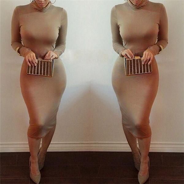 casual dresses spring autumn women basic dress turtleneck slim long sleeve bodycon fashion high neck club sheath wrap, Black;gray
casual dresses spring autumn women basic dress turtleneck slim long sleeve bodycon fashion high neck club sheath wrap, Black;gray