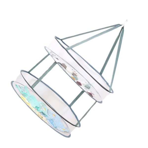 clothes drying net double layer hanging basket foldable rack (small size grey) laundry bags
clothes drying net double layer hanging basket foldable rack (small size grey) laundry bags
