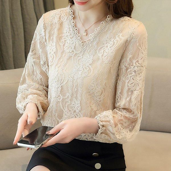 women's blouses & shirts 2021 moda autumn elegant dentelle female large size blouse green lace fashion long sleeve blusas mujer, White
women's blouses & shirts 2021 moda autumn elegant dentelle female large size blouse green lace fashion long sleeve blusas mujer, White