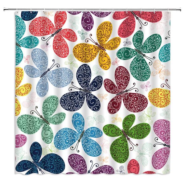 butterfly shower curtain colorful abstract curved lines insect animal retro green yellow fabric bath curtains bathroom
butterfly shower curtain colorful abstract curved lines insect animal retro green yellow fabric bath curtains bathroom
