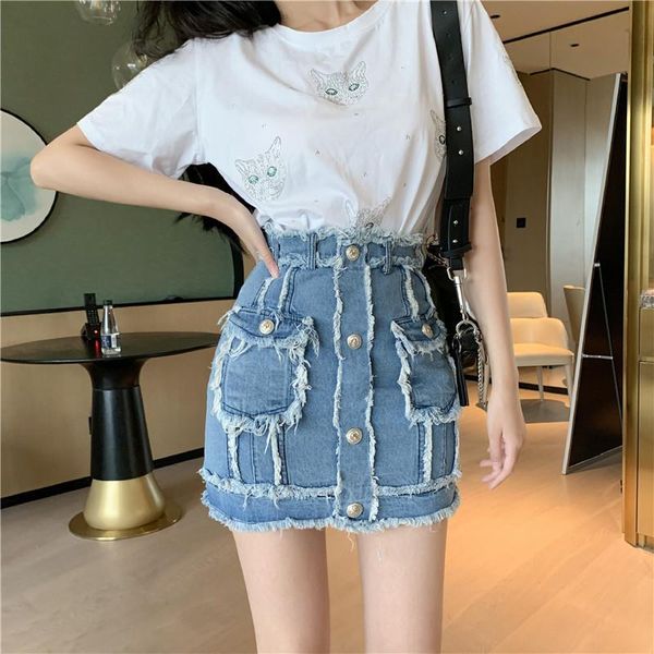 skirts 2021 summer women buttons tassel denim shorts female casual streetwear pockets bodycon high waist mini short skirt, Black
skirts 2021 summer women buttons tassel denim shorts female casual streetwear pockets bodycon high waist mini short skirt, Black