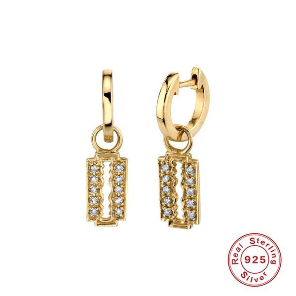 hoop & huggie aide 925 sterling silver shiny zircon pendant earrings for women girls gift party fine jewelry piercing pendientes, Golden;silver
hoop & huggie aide 925 sterling silver shiny zircon pendant earrings for women girls gift party fine jewelry piercing pendientes, Golden;silver