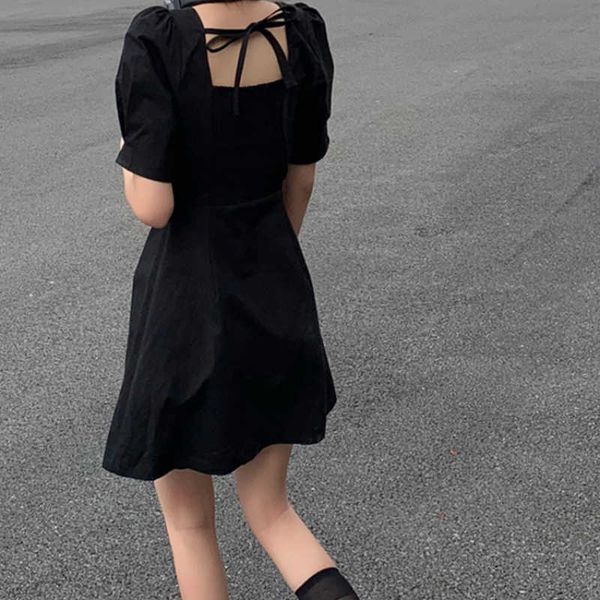 casual dresses summer french retro design backless short sleeve hepburn style black v7y7, Black;gray
casual dresses summer french retro design backless short sleeve hepburn style black v7y7, Black;gray