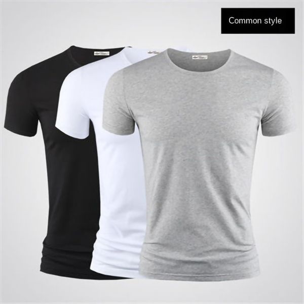 modal ice silk short-sleeved t-shirt men's 2021 summer solid color trend bottoming shirt clothes half-sleeved, Black;yellow
modal ice silk short-sleeved t-shirt men's 2021 summer solid color trend bottoming shirt clothes half-sleeved, Black;yellow